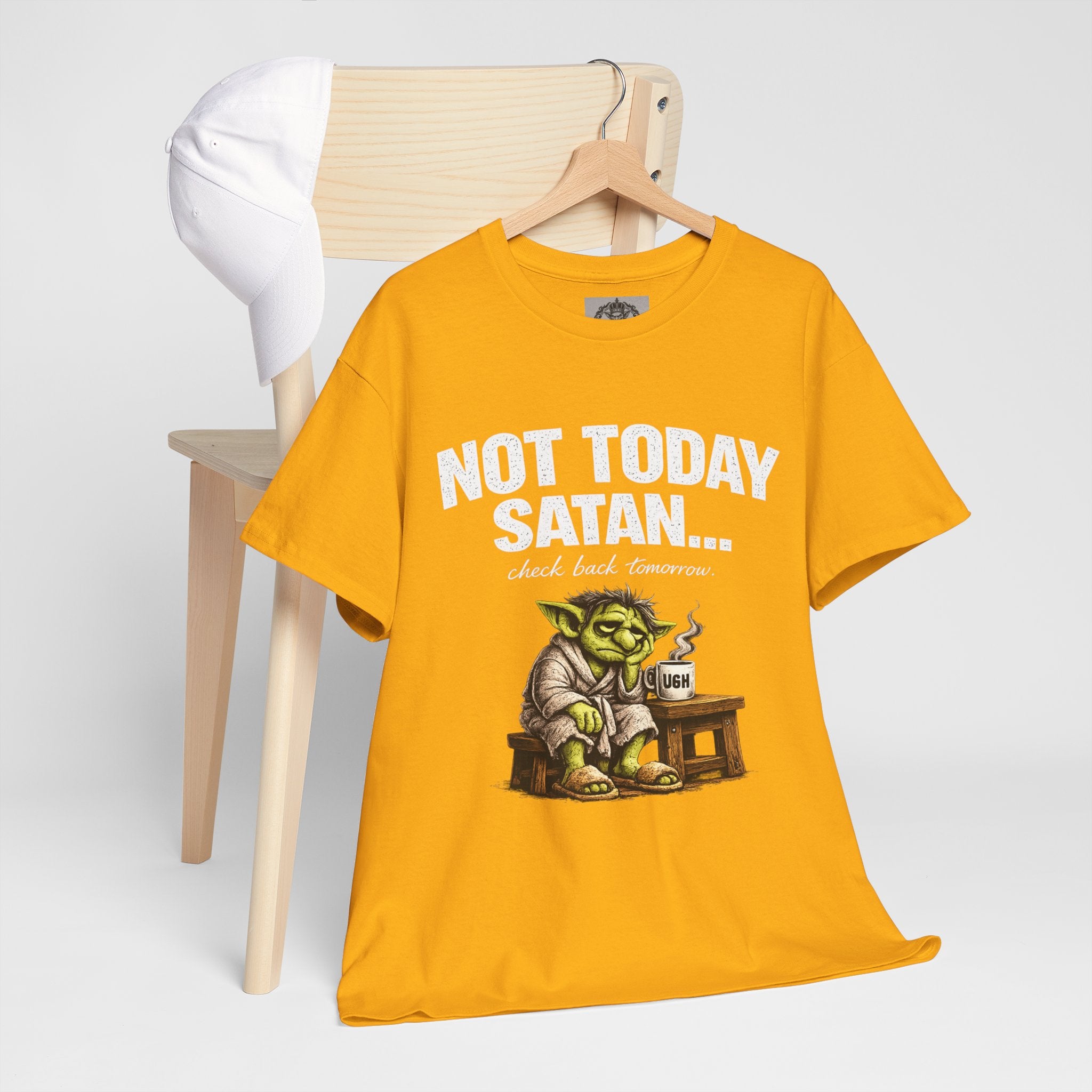 Not Today Satan Goblin Tee | Funny T-Shirt