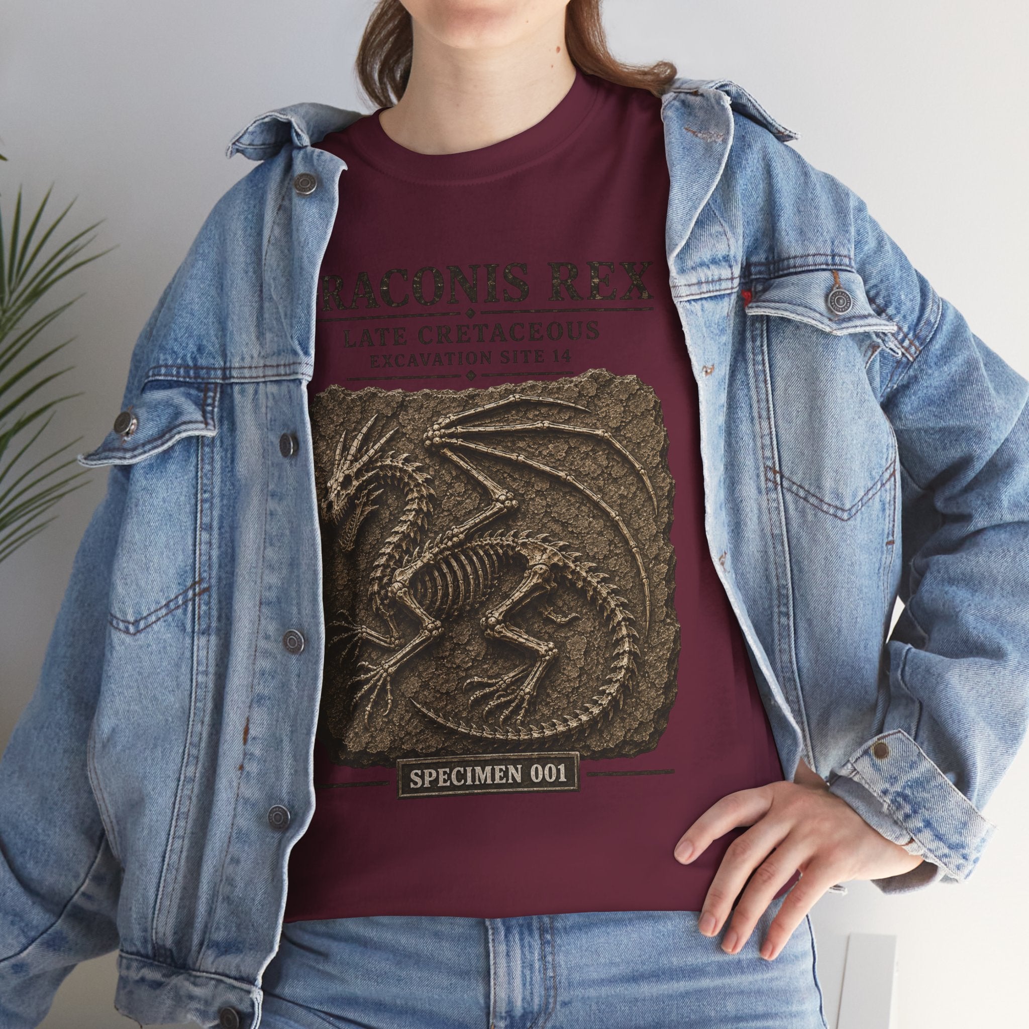 Draconis Rex Fossil T‑Shirt — Mythological Preservation Society Tee