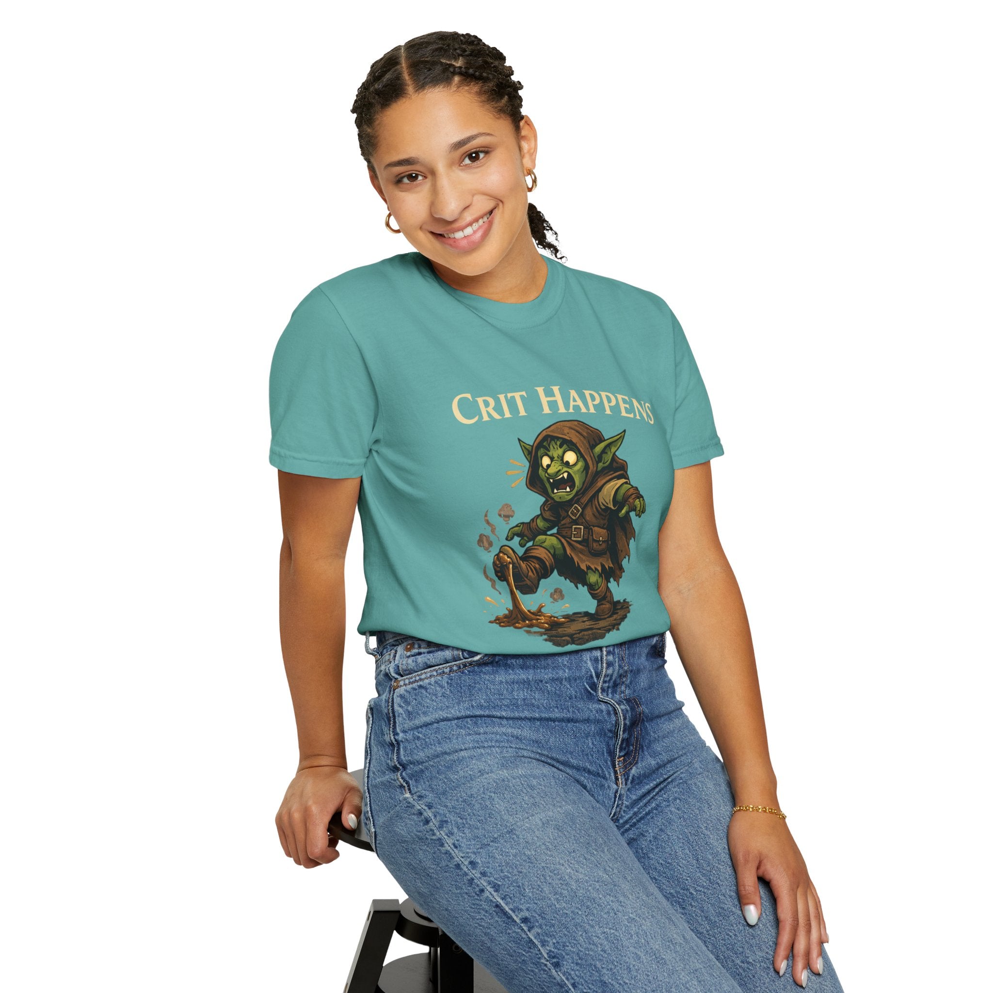 Crit Happens Goblin RPG T-Shirt
