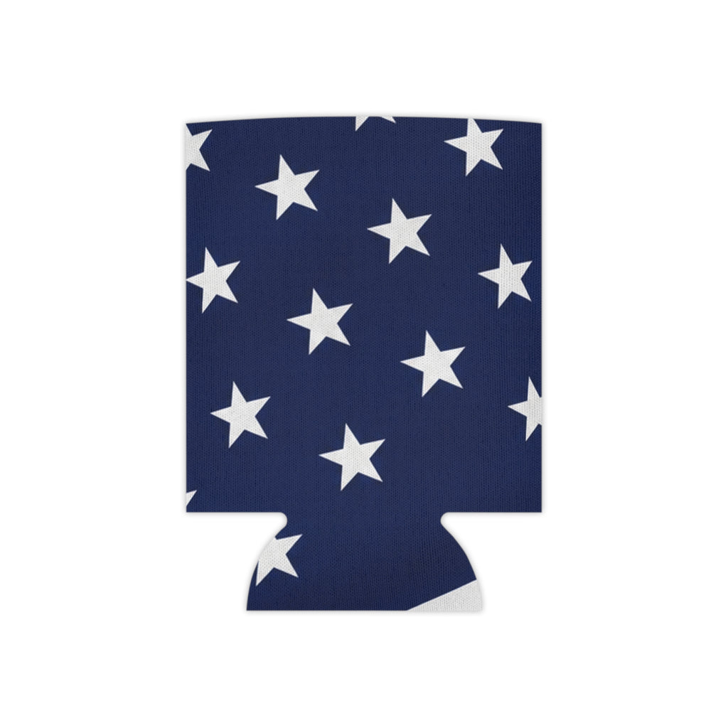 American Flag Can Cooler - Patriotic Red White Blue Star & Stripe Koozie