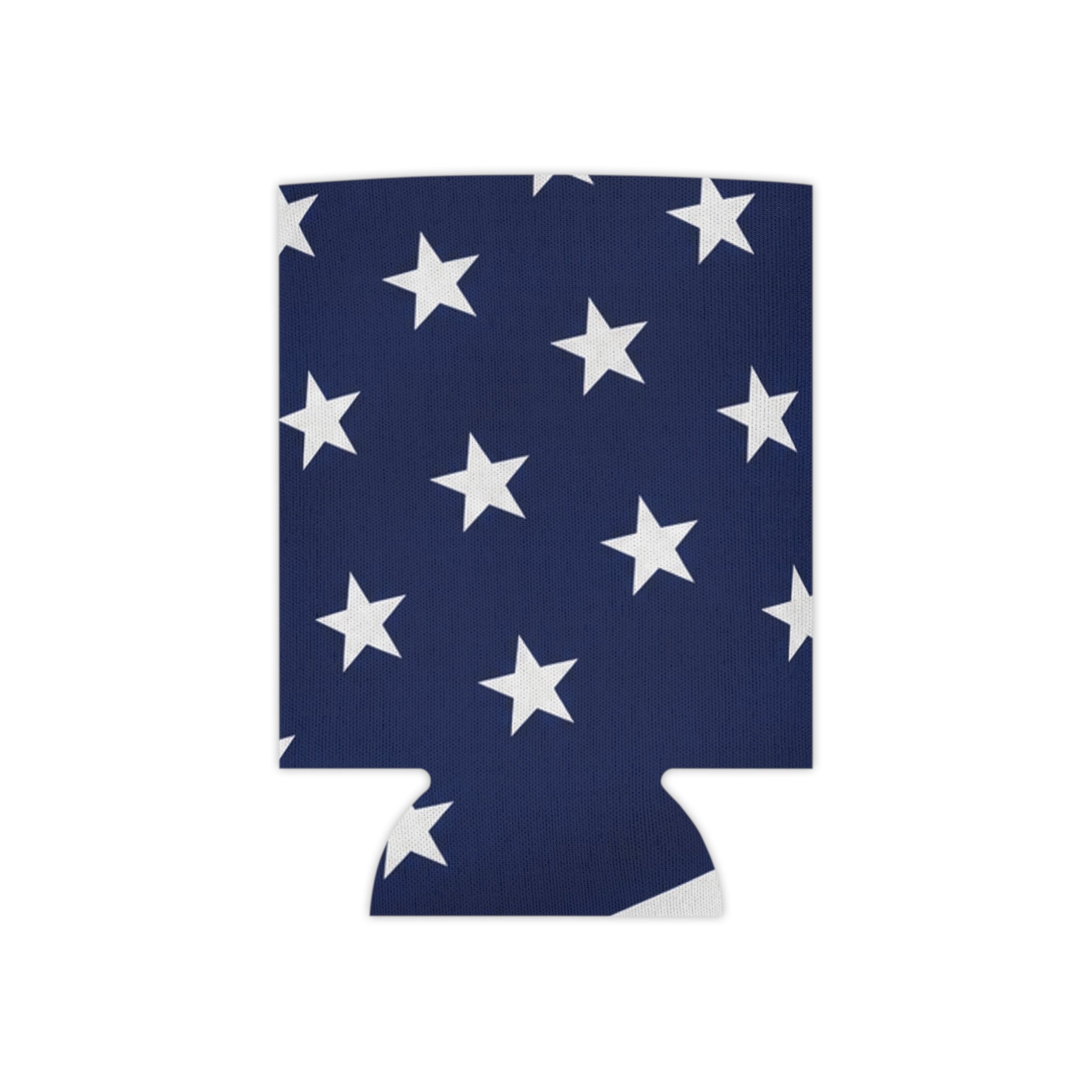American Flag Can Cooler - Patriotic Red White Blue Star & Stripe Koozie