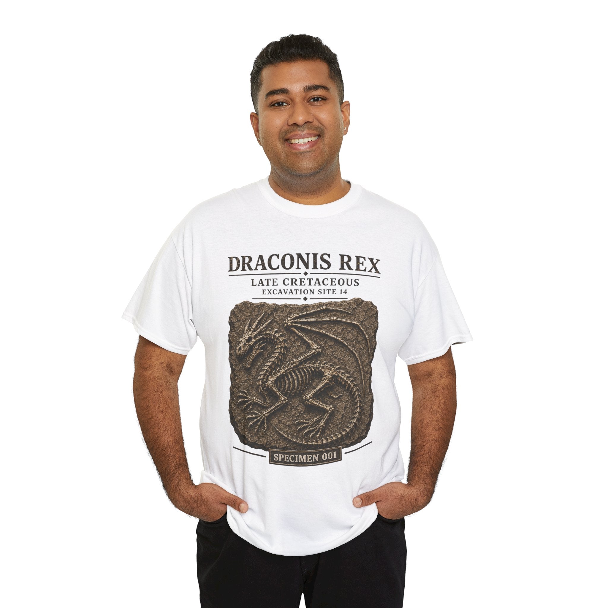 Draconis Rex Fossil T‑Shirt — Mythological Preservation Society Tee