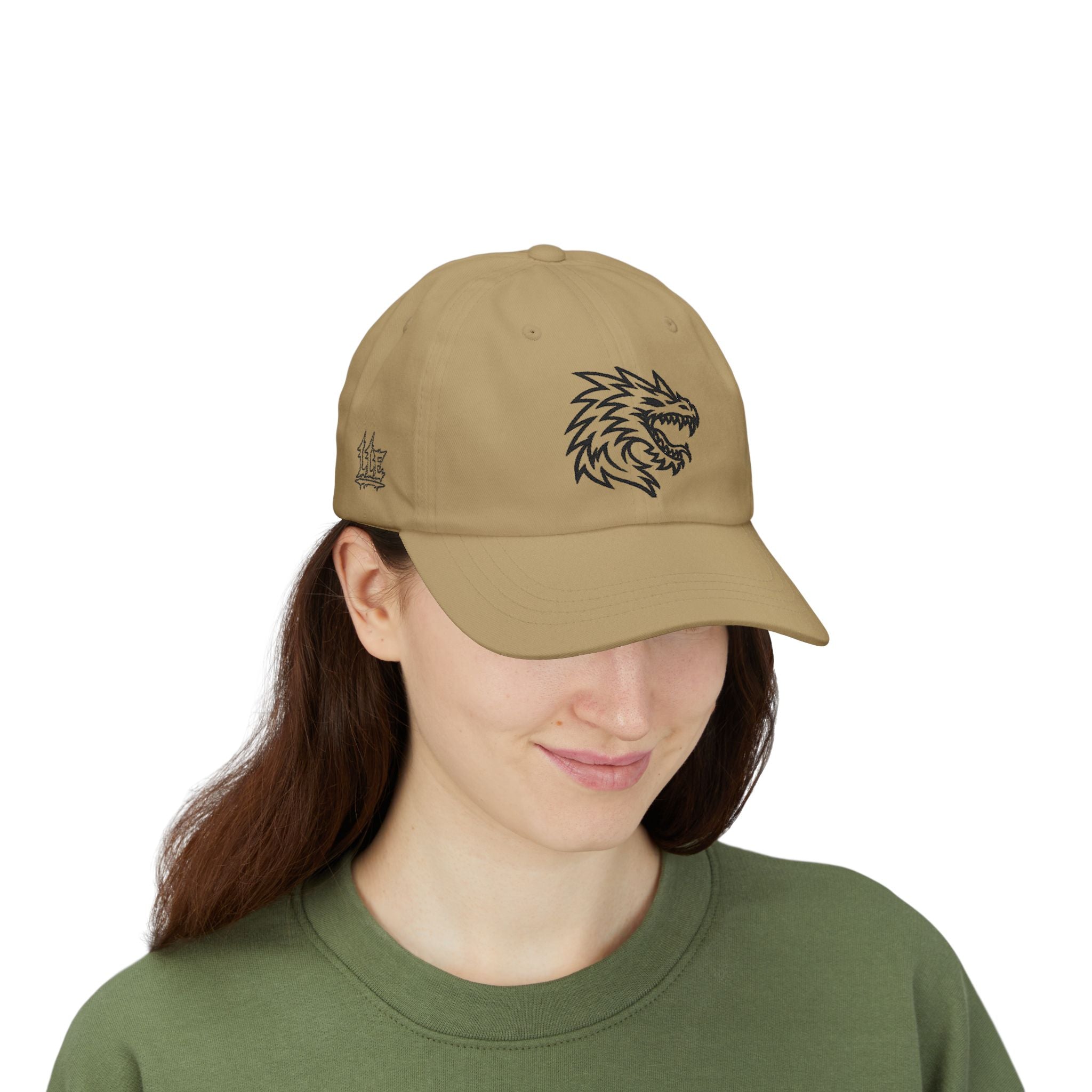 Dragon Head Dad Cap — Embroidered Streetwear Baseball Hat