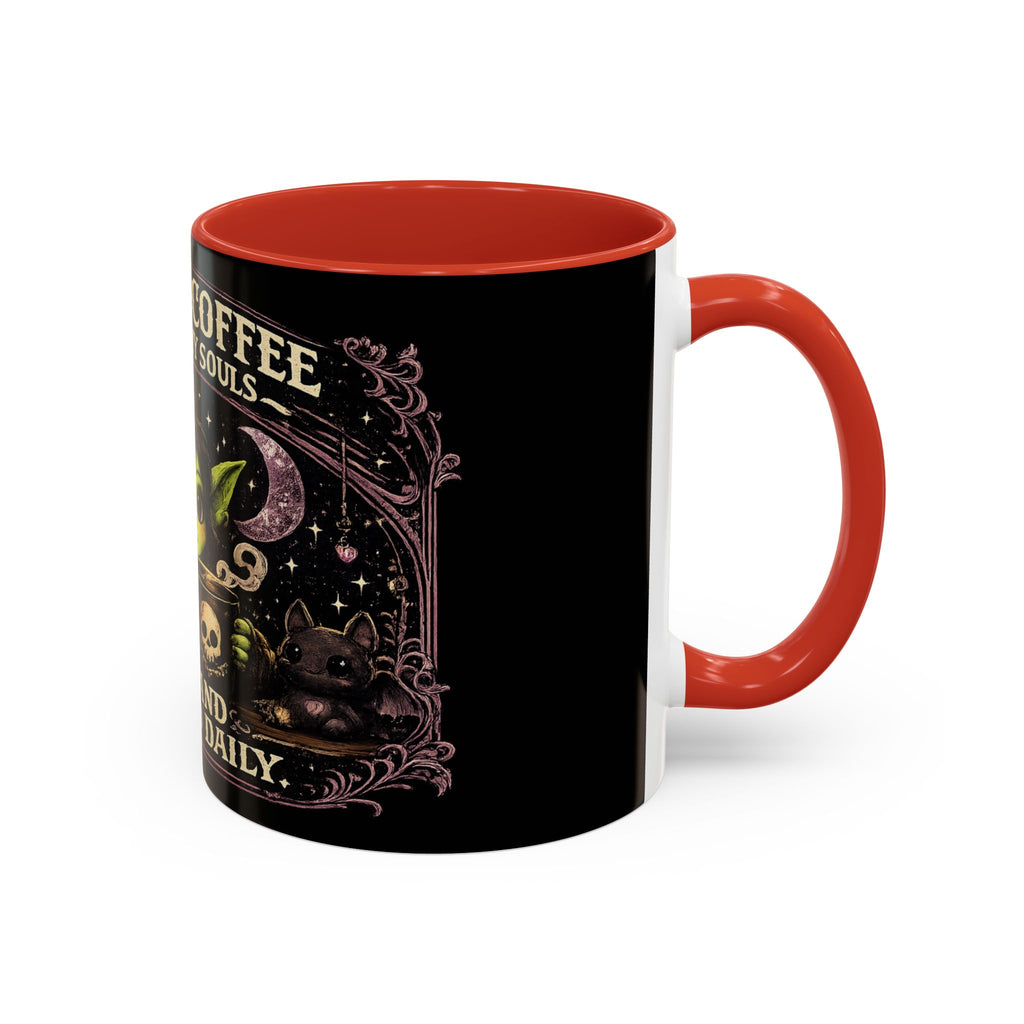 Like My Coffee Mug — "Like I Like My Souls: Dark and Consumed Daily" Goth Coffee Mug