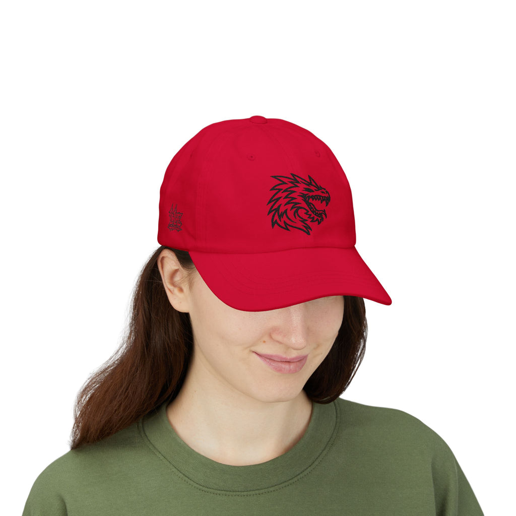 Dragon Head Dad Cap — Embroidered Streetwear Baseball Hat