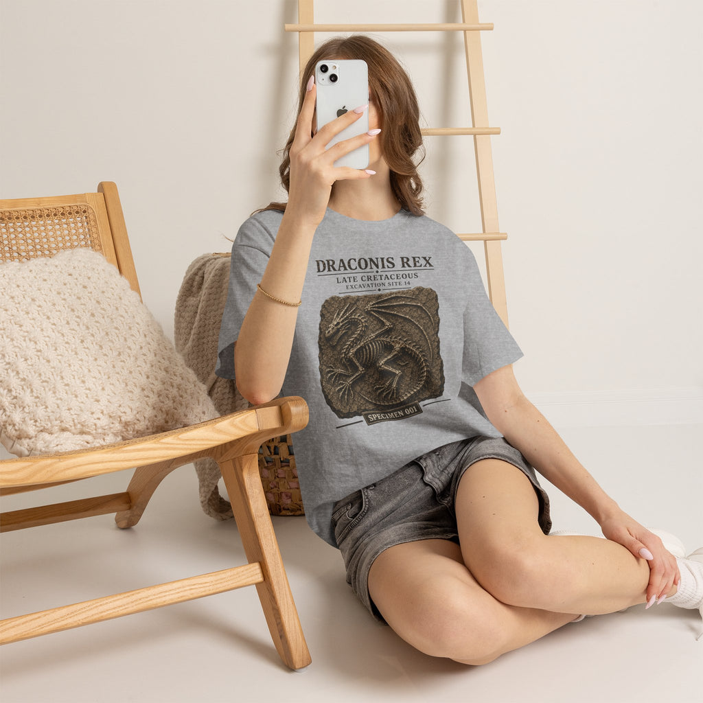 Draconis Rex Fossil T‑Shirt — Mythological Preservation Society Tee