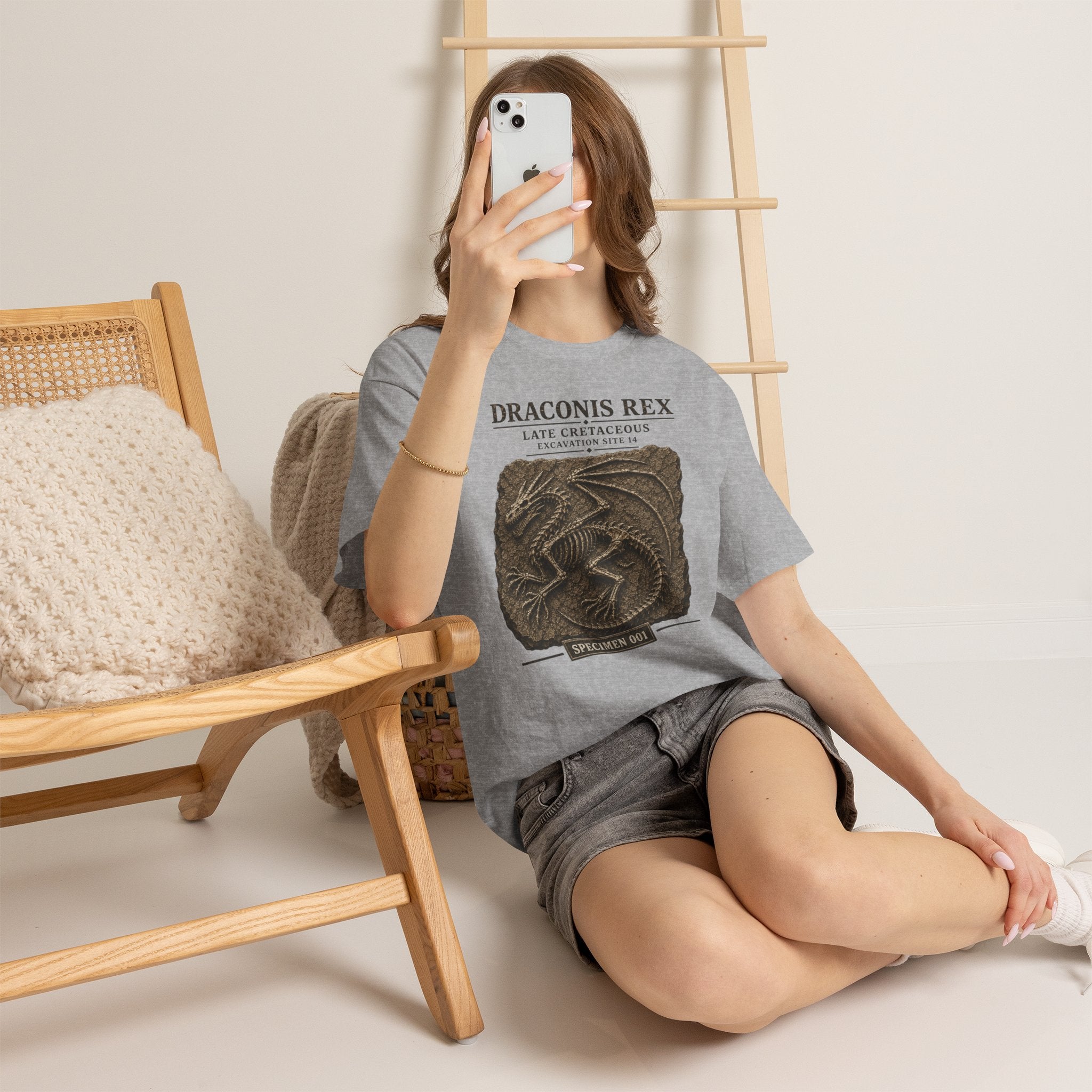 Draconis Rex Fossil T‑Shirt — Mythological Preservation Society Tee