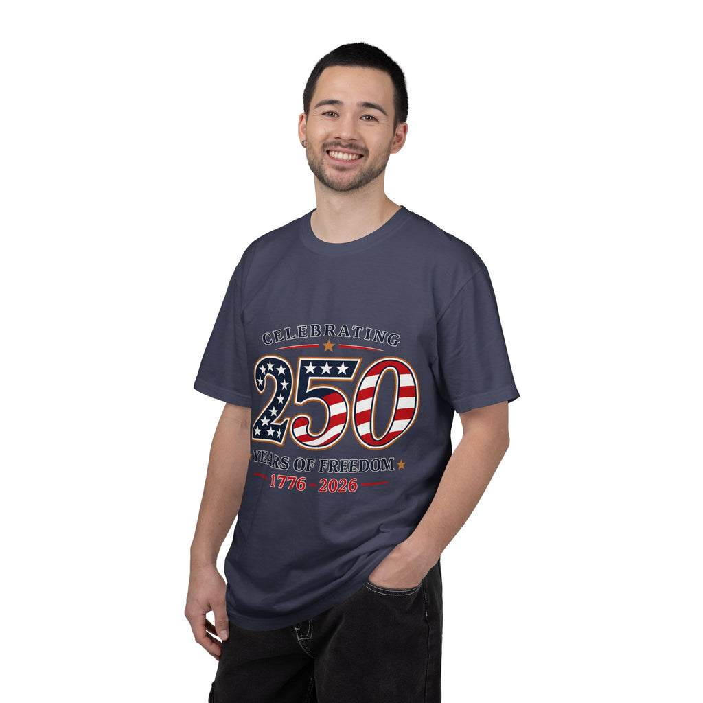 250 Years of Freedom 1776-2026 T-shirt | American Flag Patriotic Tee