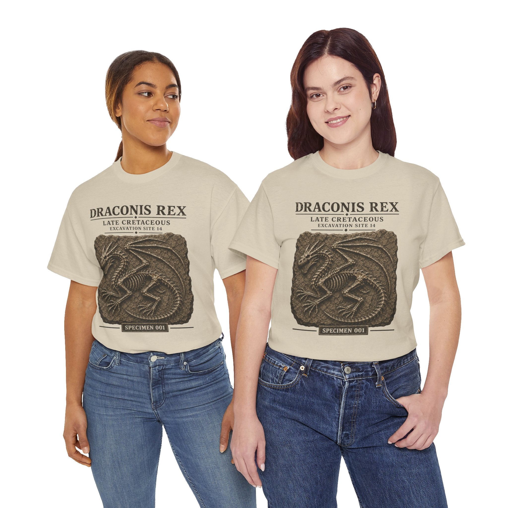 Draconis Rex Fossil T‑Shirt — Mythological Preservation Society Tee