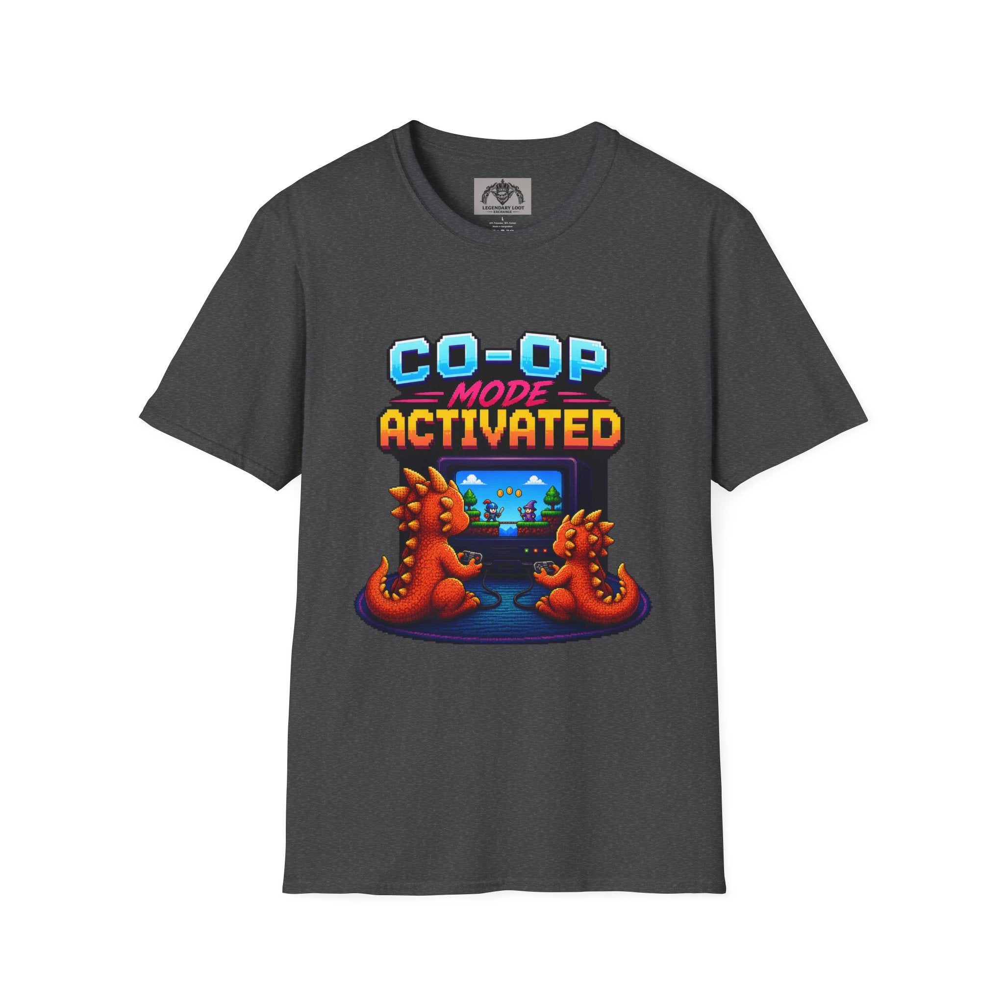 Co-Op Mode Activated Shirt | Gamer Dad Fathers Day Shirt | Retro Gaming Tee