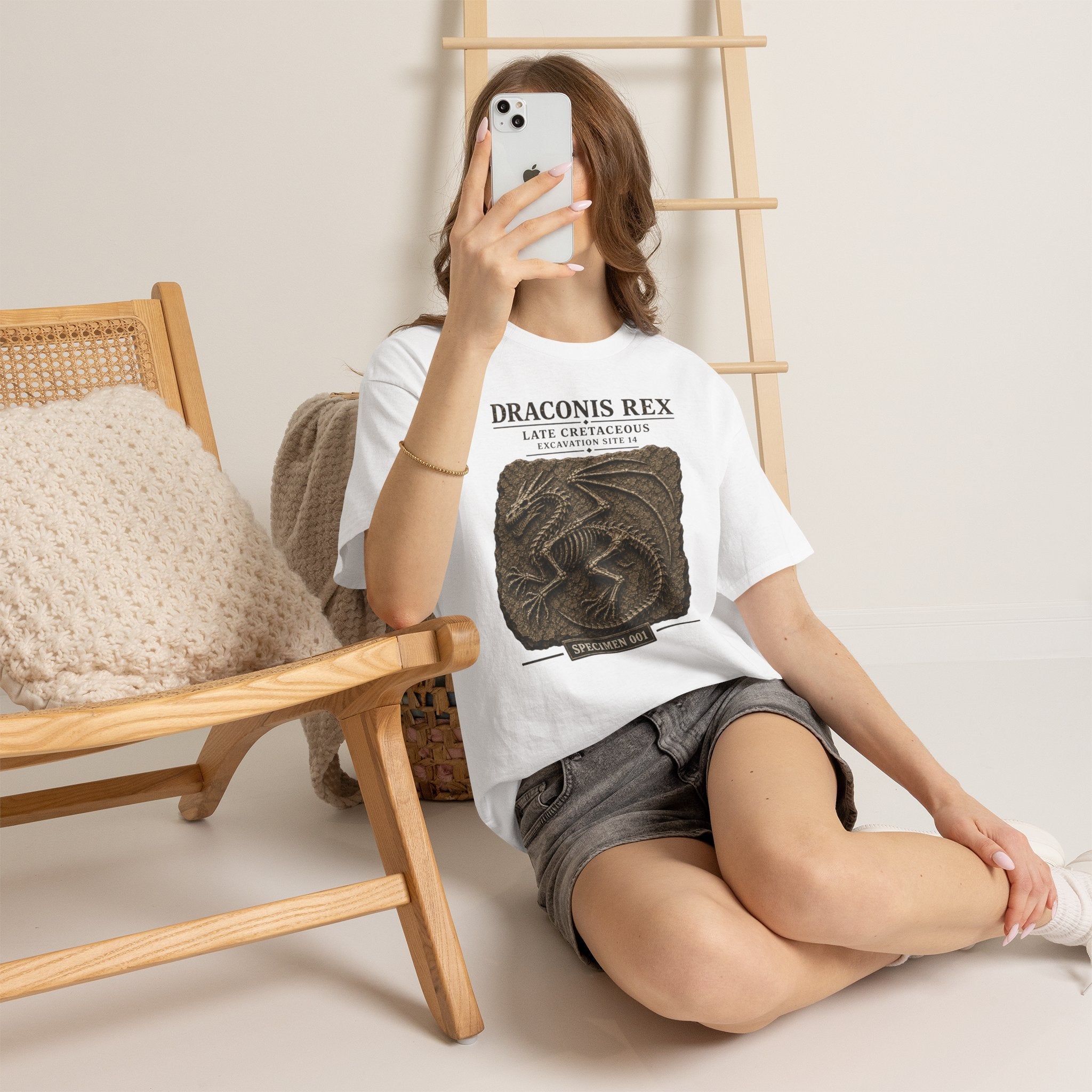 Draconis Rex Fossil T‑Shirt — Mythological Preservation Society Tee