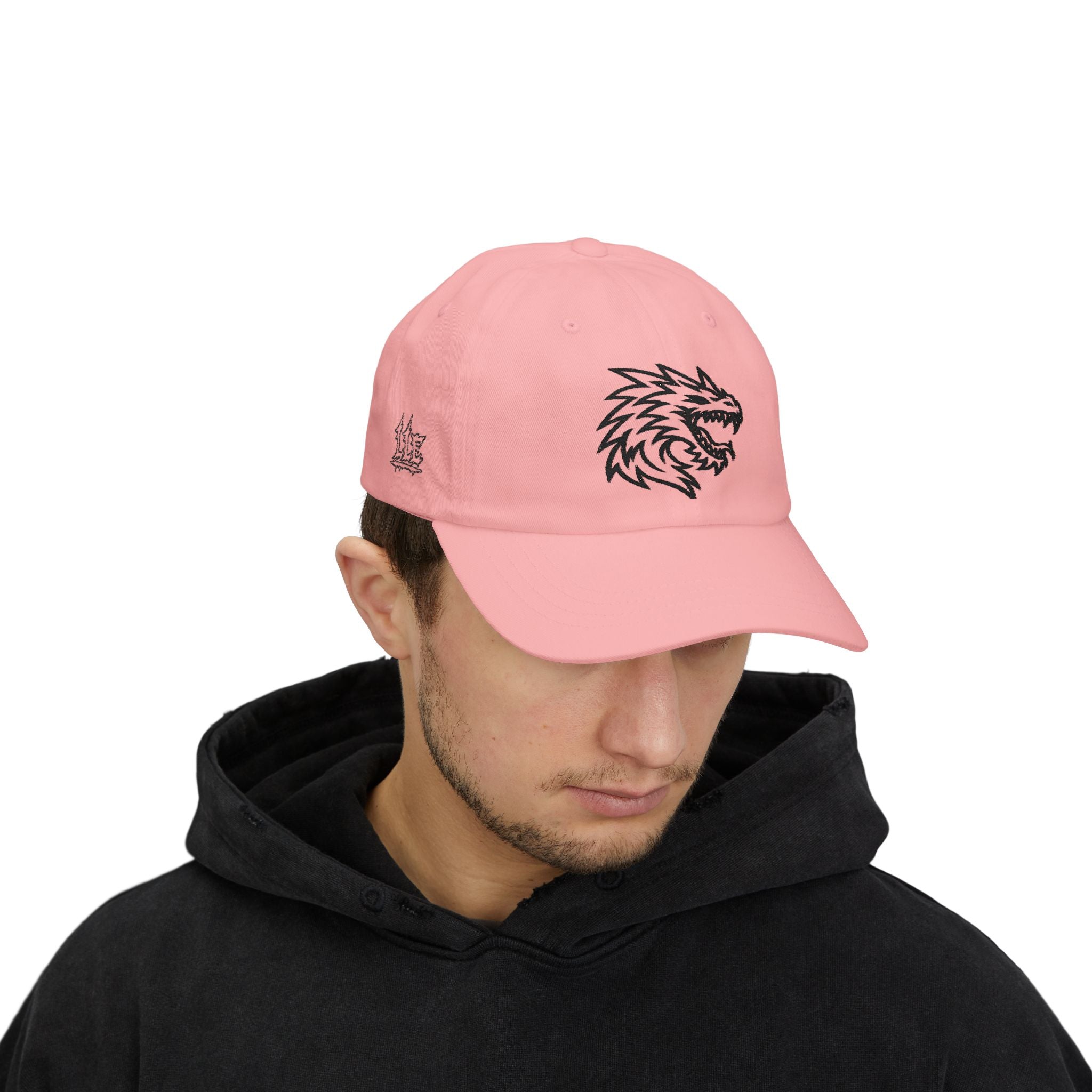 Dragon Head Dad Cap — Embroidered Streetwear Baseball Hat