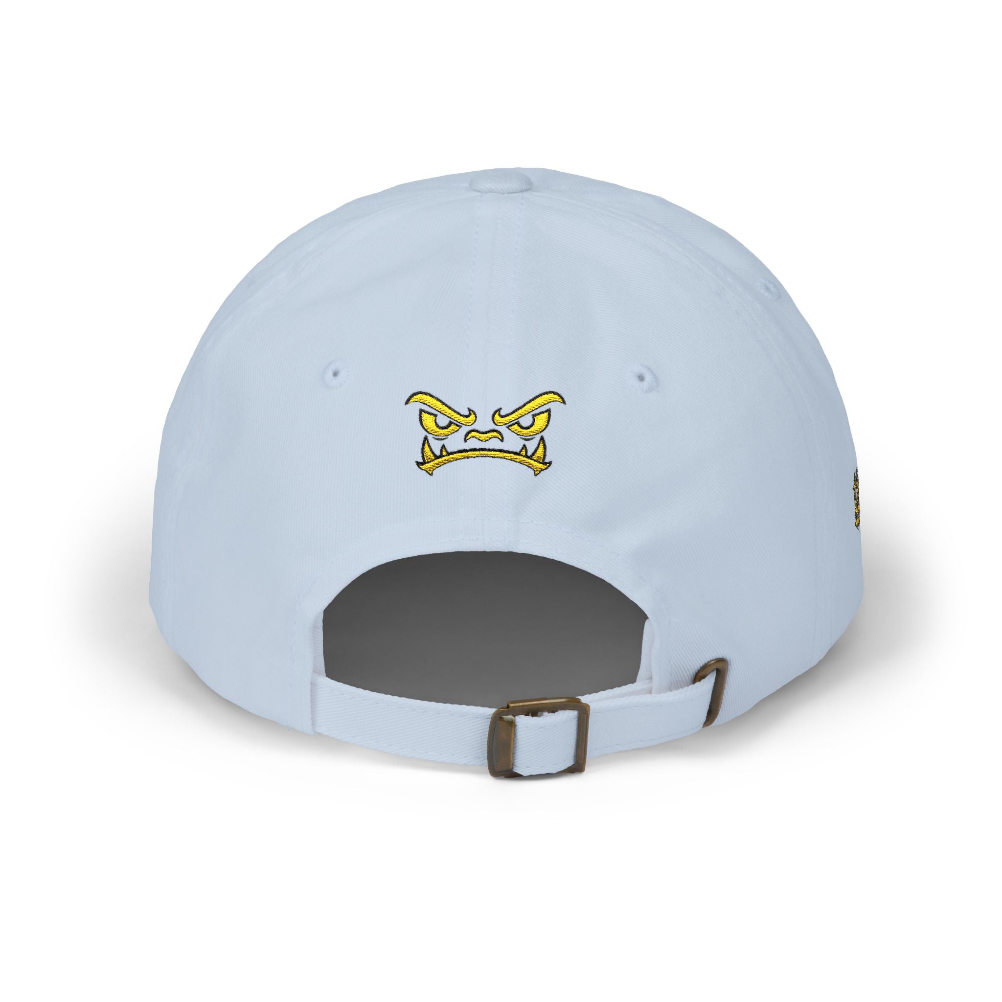 Golden Griffin Embroidered Cap | White Classic Dad Cap