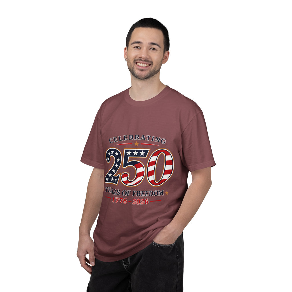 250 Years of Freedom 1776-2026 T-shirt | American Flag Patriotic Tee