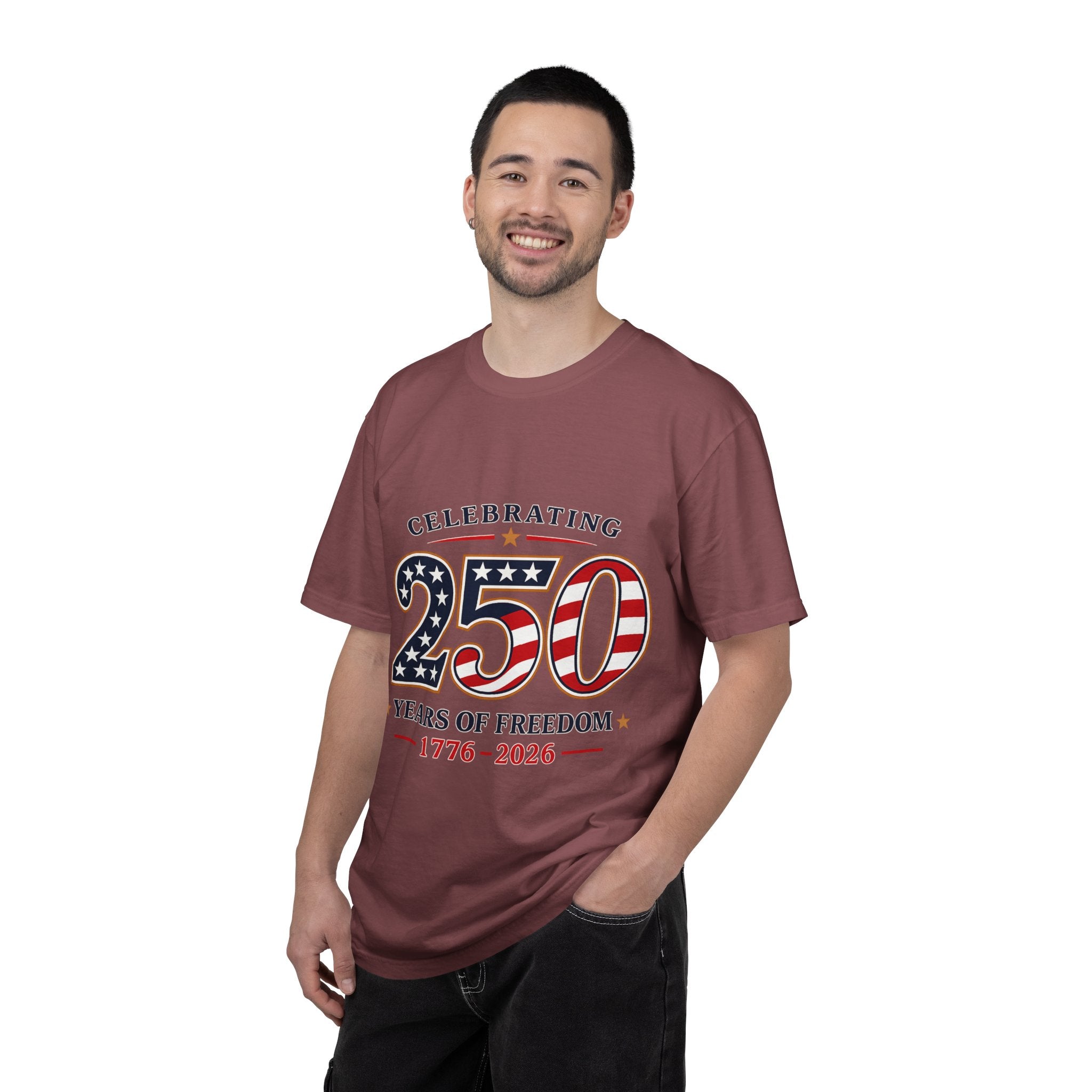 250 Years of Freedom 1776-2026 T-shirt | American Flag Patriotic Tee