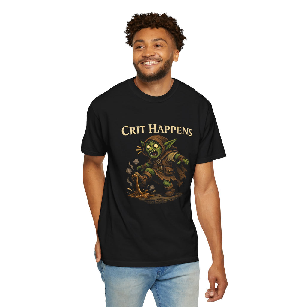 Crit Happens Goblin RPG T-Shirt