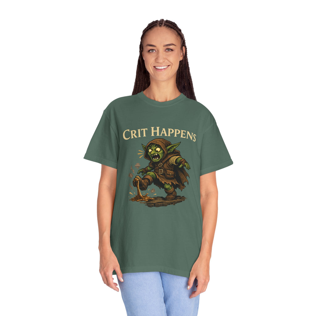 Crit Happens Goblin RPG T-Shirt