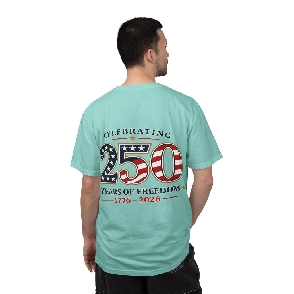 250 Years of Freedom 1776-2026 T-shirt | American Flag Patriotic Tee