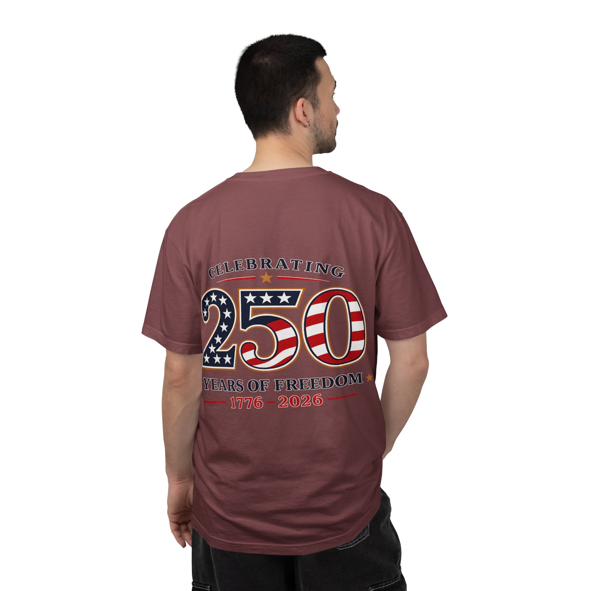 250 Years of Freedom 1776-2026 T-shirt | American Flag Patriotic Tee