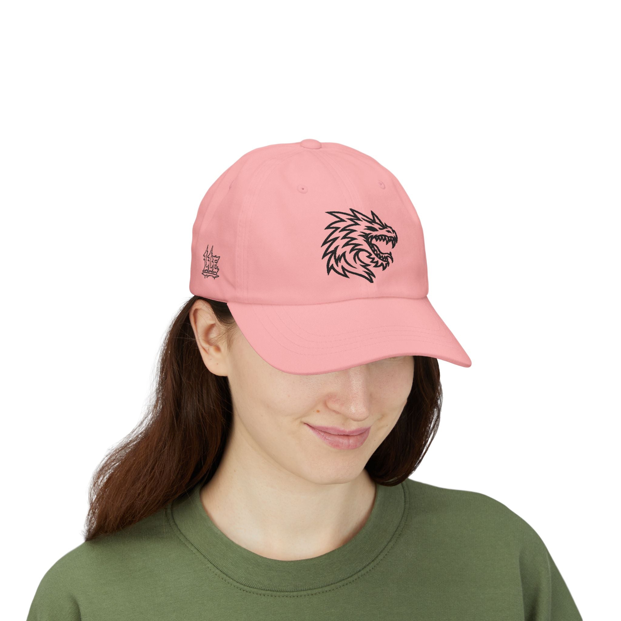 Dragon Head Dad Cap — Embroidered Streetwear Baseball Hat