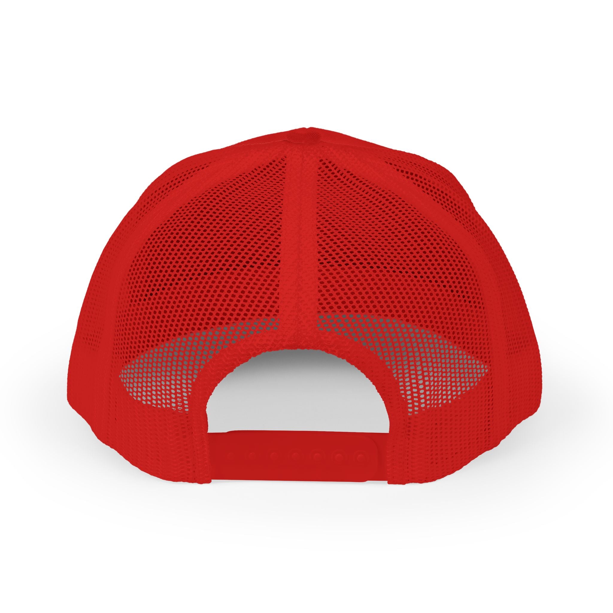 Eagle Head Embroidered Snapback Trucker Cap — Patriotic Mesh Baseball Hat