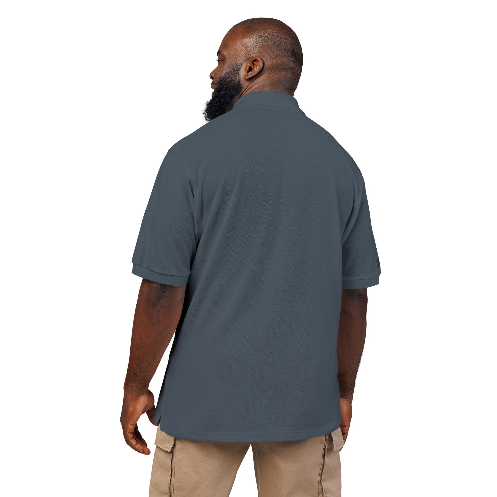 Embroidered Dragon Crest Polo Shirt — Men's Casual Golf & Workwear