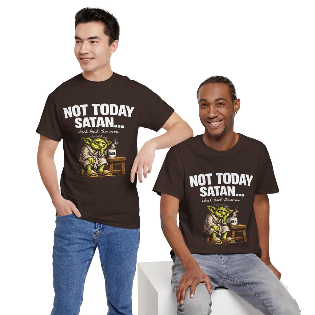 Not Today Satan Goblin Tee | Funny T-Shirt