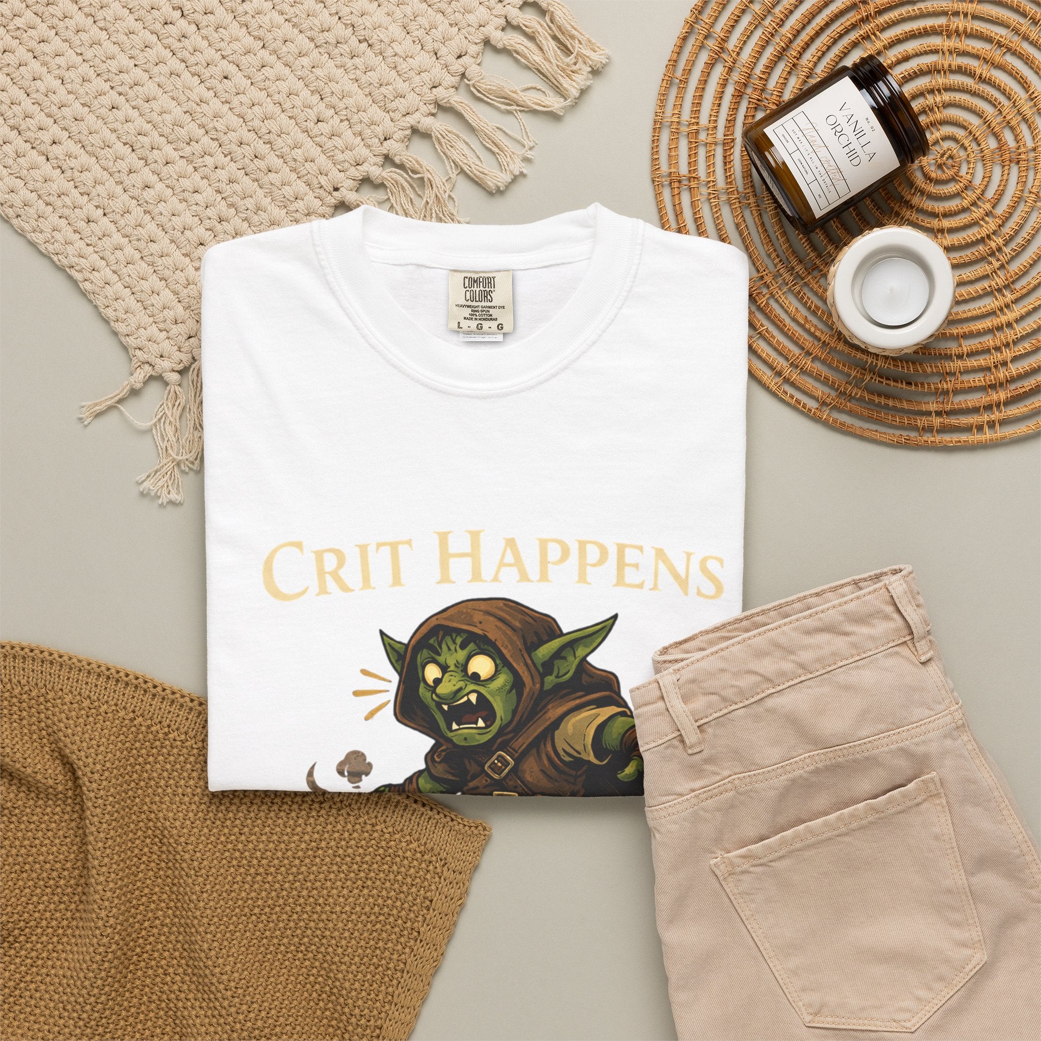Crit Happens Goblin RPG T-Shirt