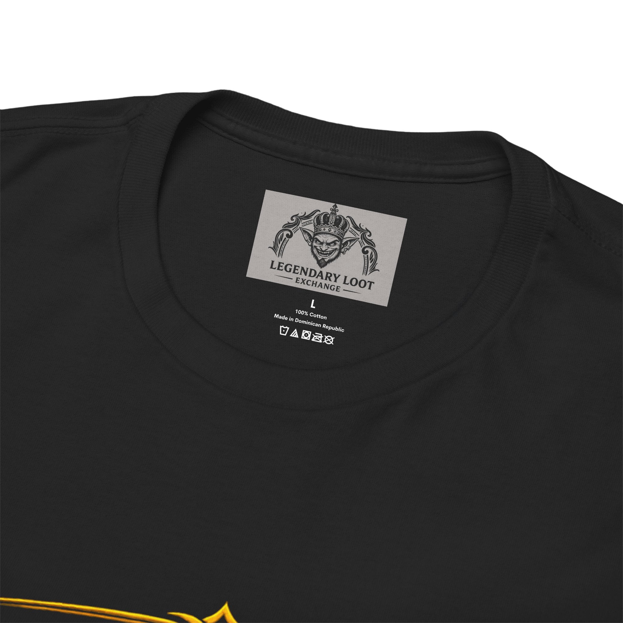 Critically Awesome Dad T‑Shirt – Gold D20 Gaming Father Tee (Father’s Day, Gamer Dad Gift)