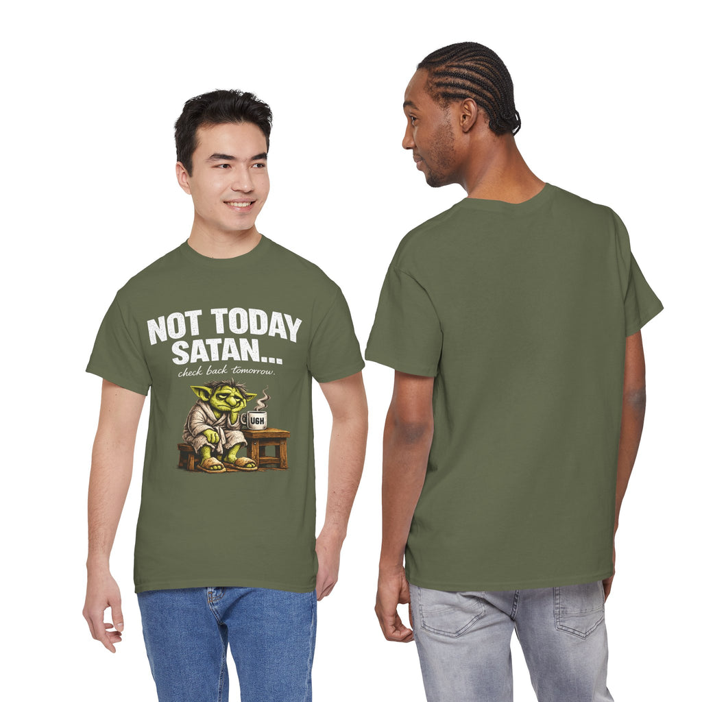 Not Today Satan Goblin Tee | Funny T-Shirt
