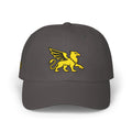 Golden Griffin Embroidered Cap | White Classic Dad Cap