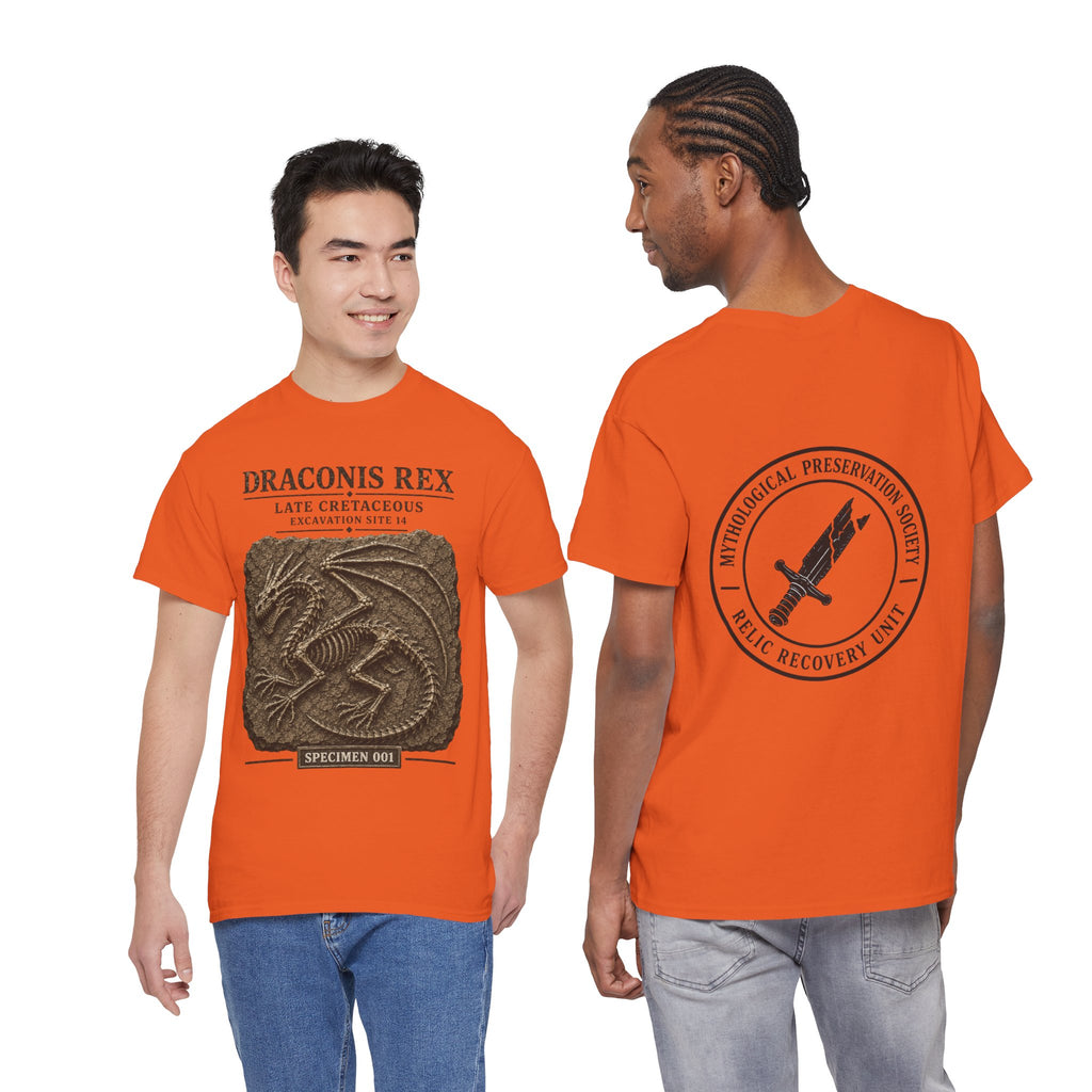 Draconis Rex Fossil T‑Shirt — Mythological Preservation Society Tee