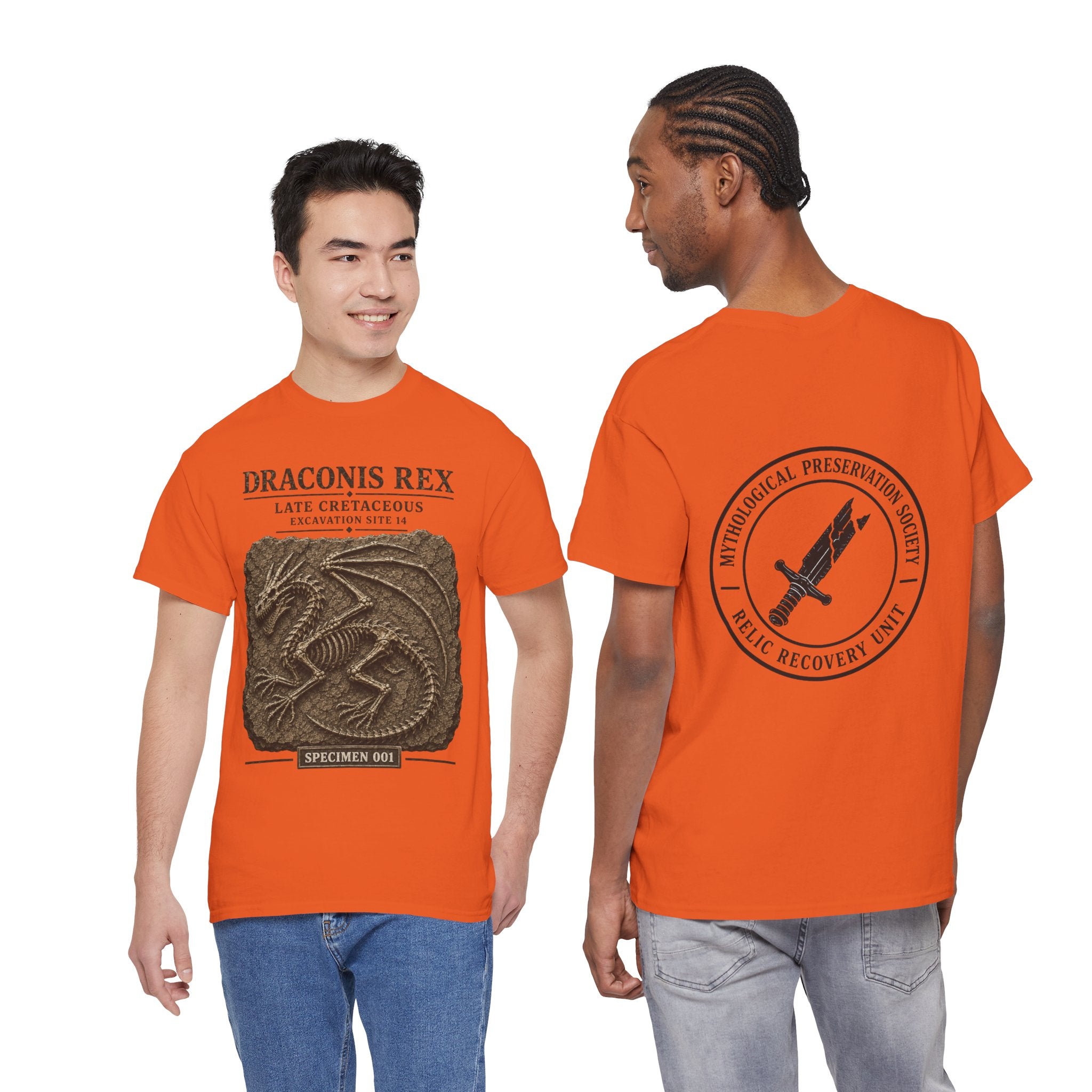 Draconis Rex Fossil T‑Shirt — Mythological Preservation Society Tee