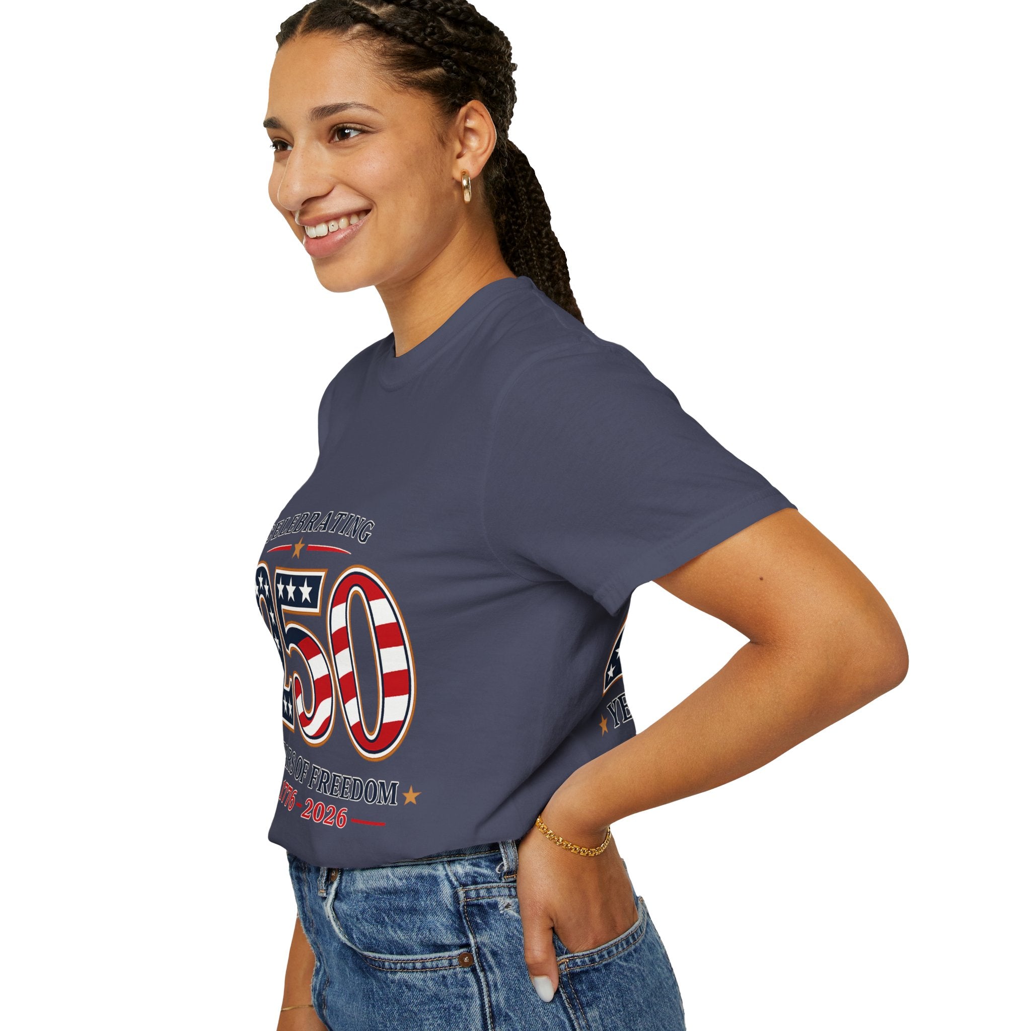 250 Years of Freedom 1776-2026 T-shirt | American Flag Patriotic Tee