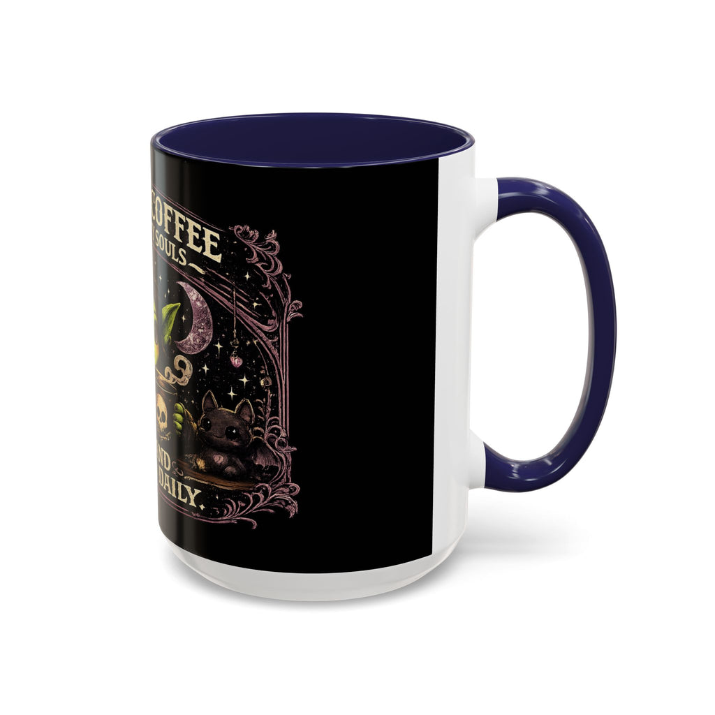 Like My Coffee Mug — "Like I Like My Souls: Dark and Consumed Daily" Goth Coffee Mug