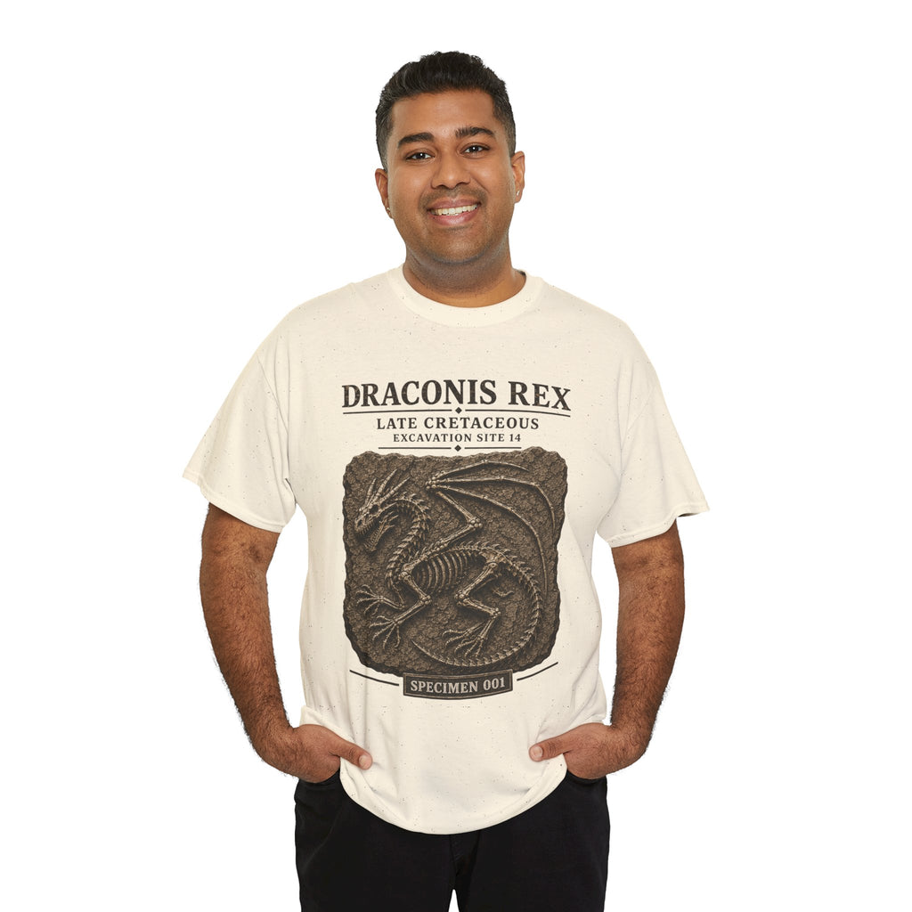 Draconis Rex Fossil T‑Shirt — Mythological Preservation Society Tee