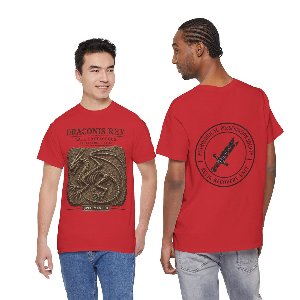 Draconis Rex Fossil T‑Shirt — Mythological Preservation Society Tee