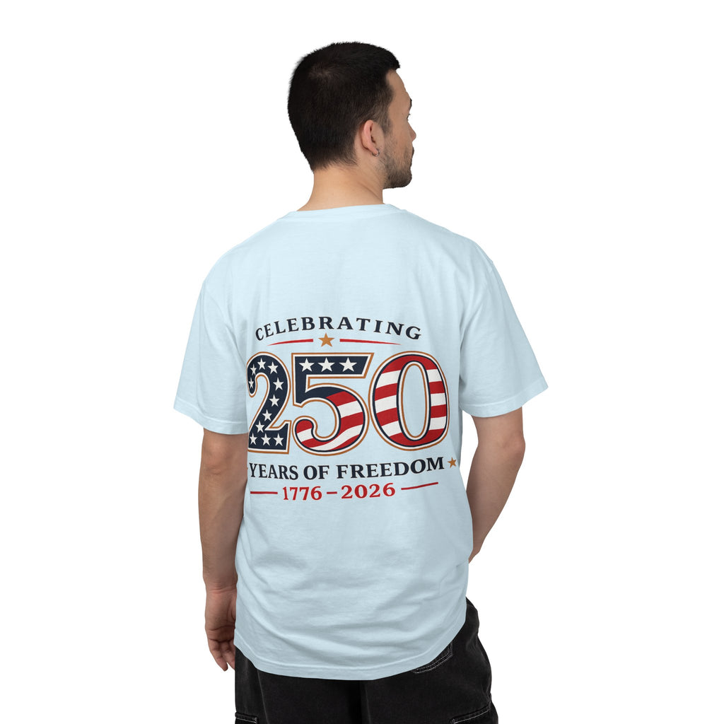 250 Years of Freedom 1776-2026 T-shirt | American Flag Patriotic Tee