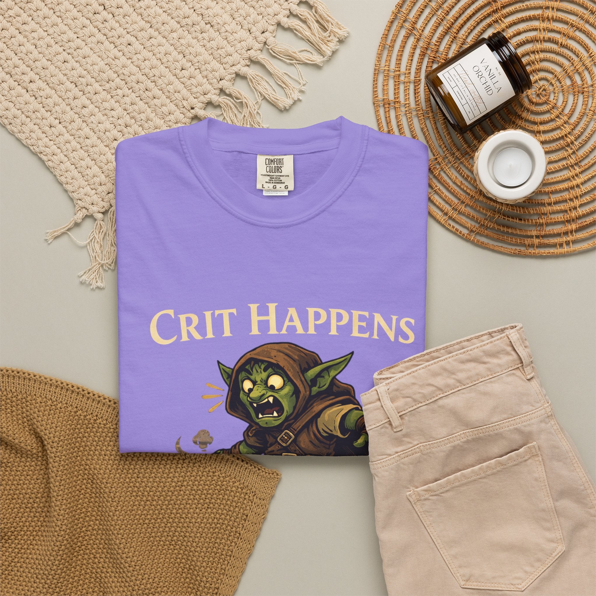 Crit Happens Goblin RPG T-Shirt