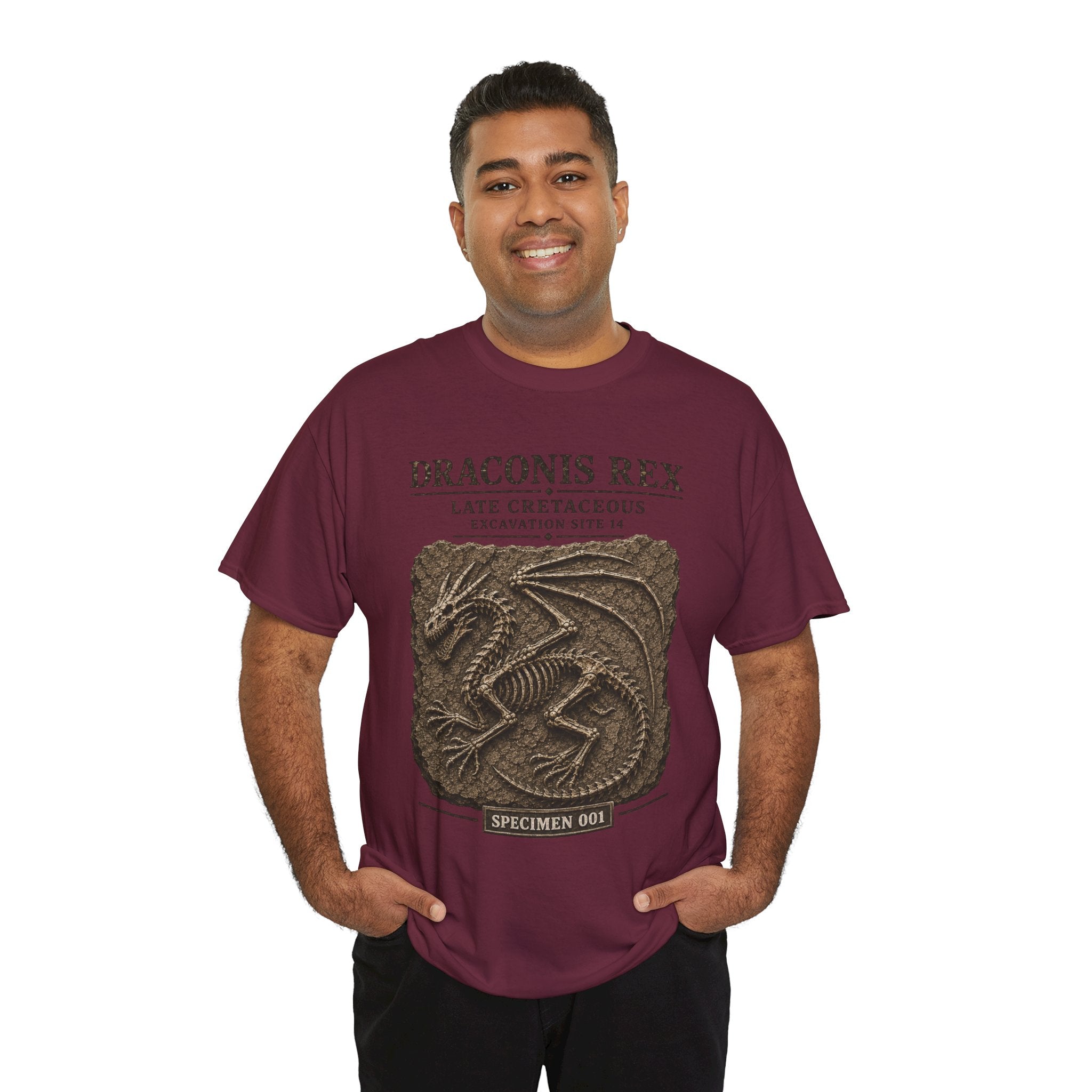 Draconis Rex Fossil T‑Shirt — Mythological Preservation Society Tee