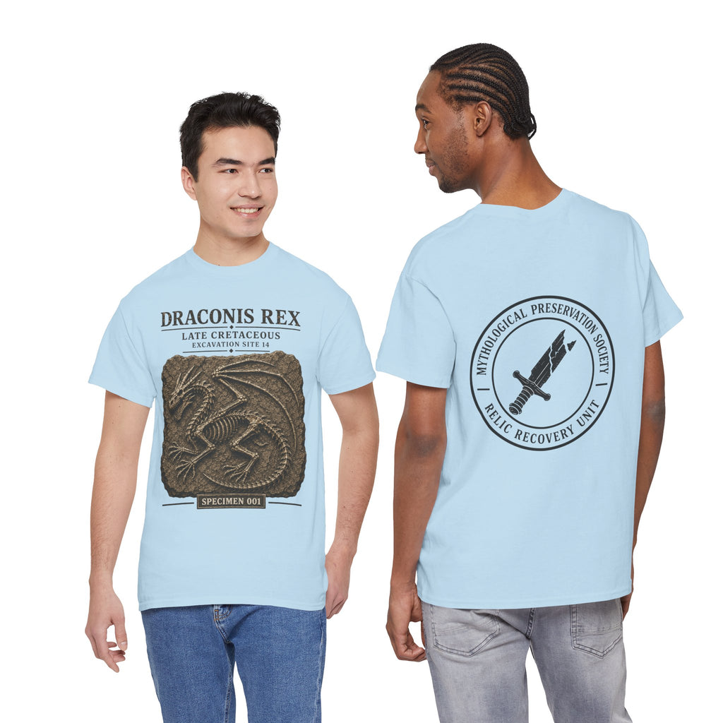 Draconis Rex Fossil T‑Shirt — Mythological Preservation Society Tee