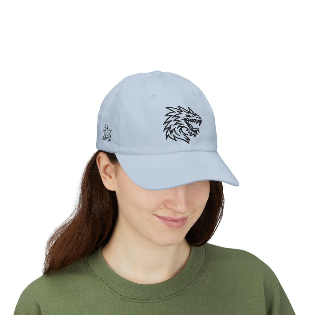 Dragon Head Dad Cap — Embroidered Streetwear Baseball Hat
