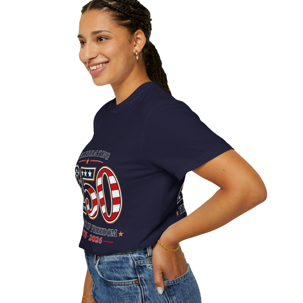 250 Years of Freedom 1776-2026 T-shirt | American Flag Patriotic Tee