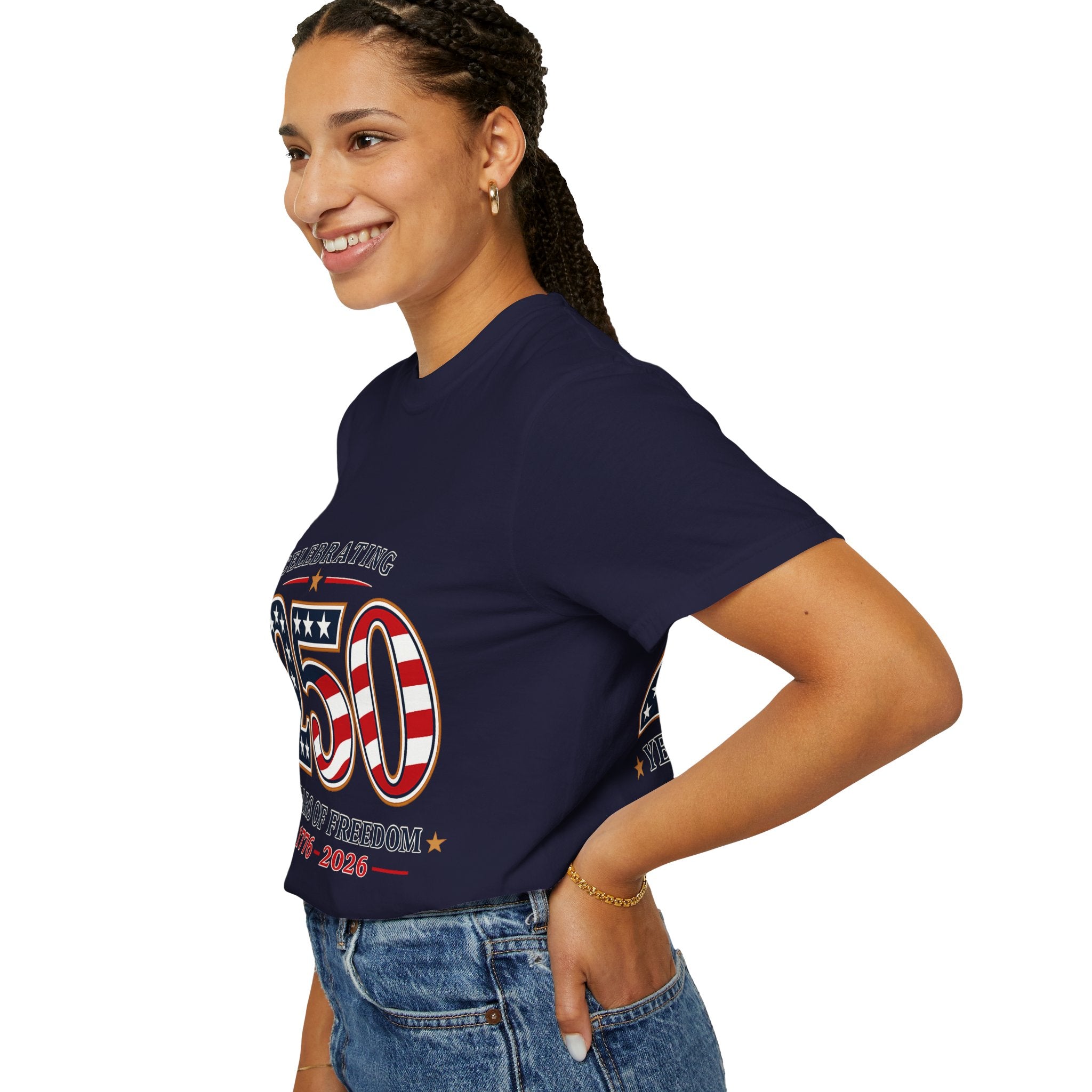 250 Years of Freedom 1776-2026 T-shirt | American Flag Patriotic Tee