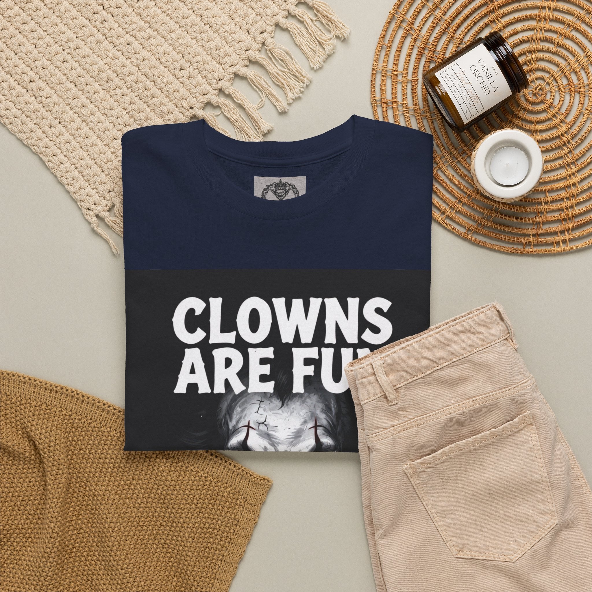 Creepy Clown T-Shirt — "Clowns Are Fun Until They're Not" Horror Tee