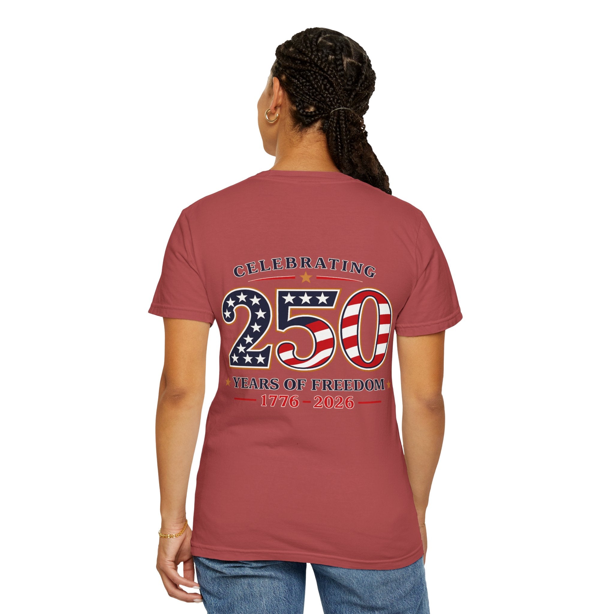250 Years of Freedom 1776-2026 T-shirt | American Flag Patriotic Tee