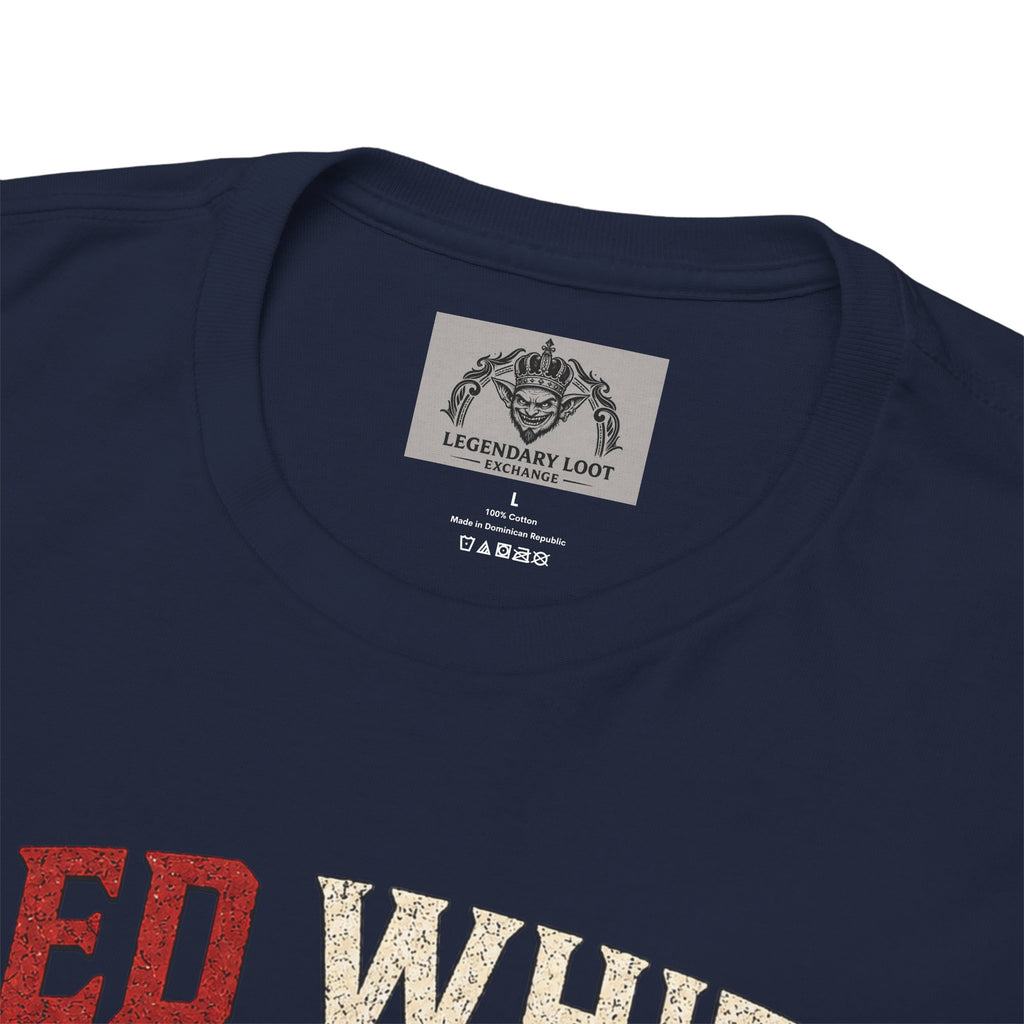 Red White & Loot Goblin Illustration Tee | Patriotic Fourth of July Shirt