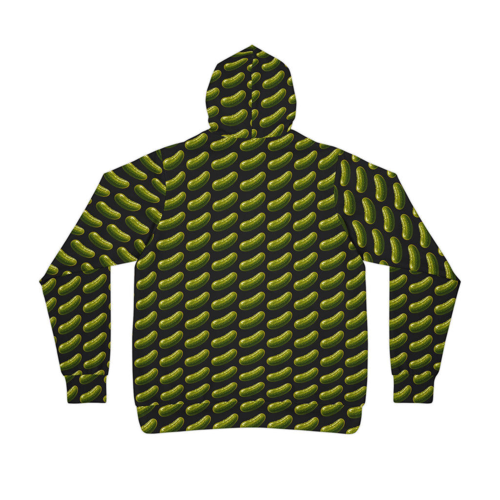 Pickle Pattern Hoodie | All-Over Print Pickle Repeat Design