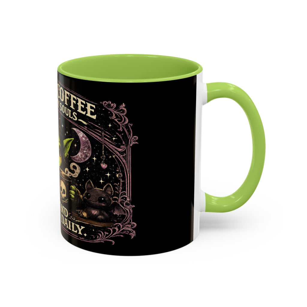 Like My Coffee Mug — "Like I Like My Souls: Dark and Consumed Daily" Goth Coffee Mug