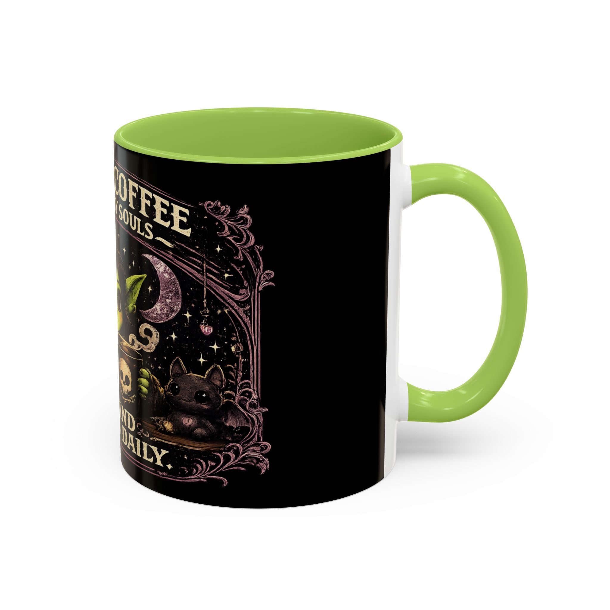 Like My Coffee Mug — "Like I Like My Souls: Dark and Consumed Daily" Goth Coffee Mug